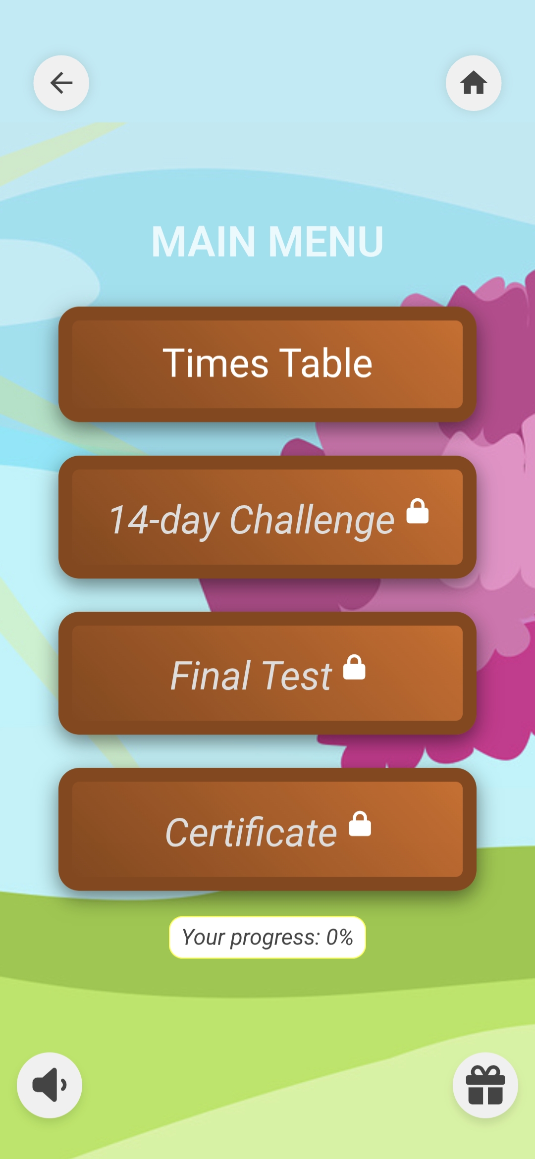 Main Menu